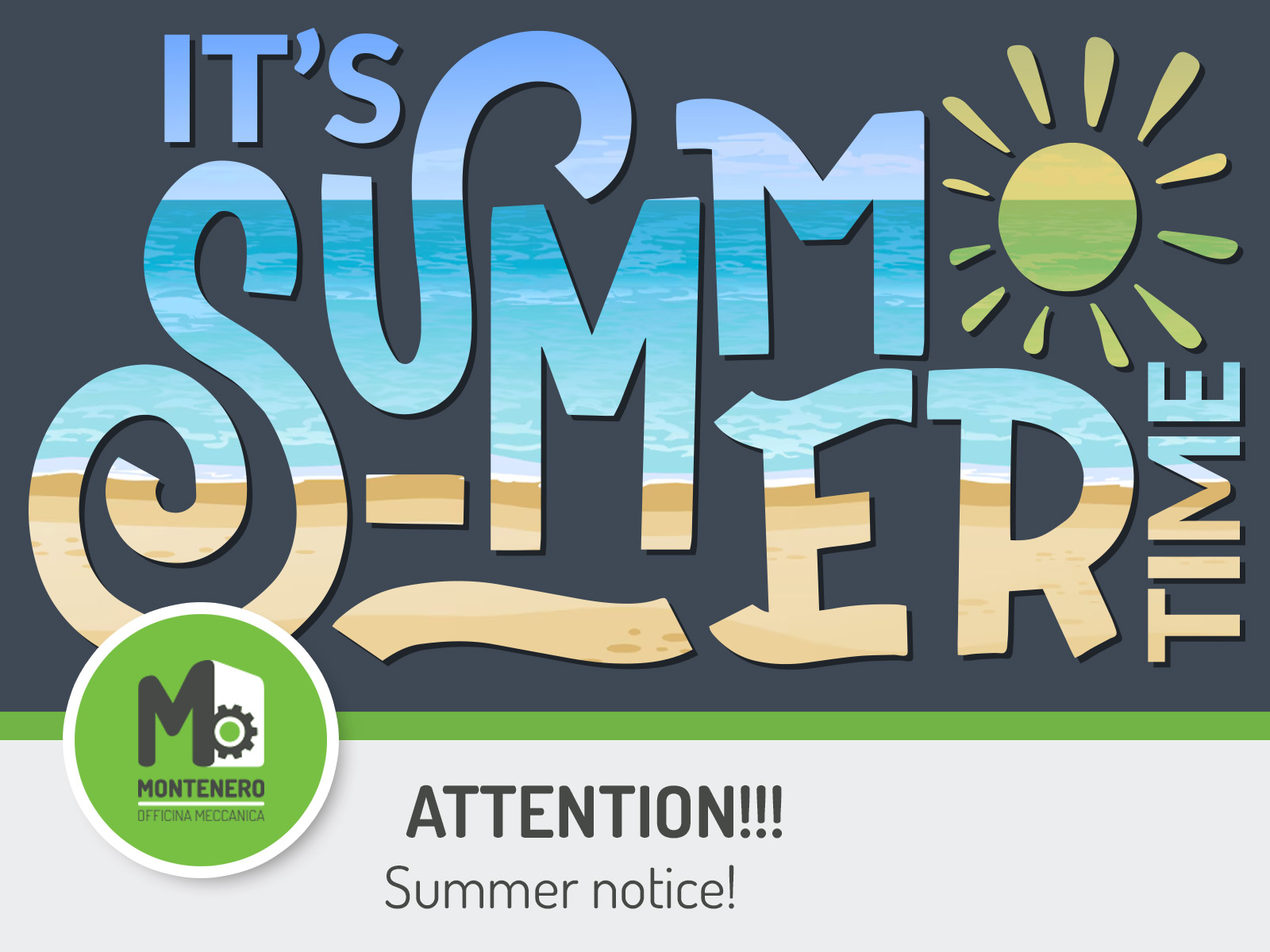 SUMMER NOTICE